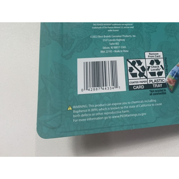 The Pioneer Woman "Vintage Floral" Blue Light Screen Protection Glasses W/ Case - Picture 6 of 6